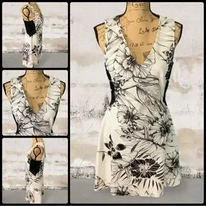 Karen millen top white floral dress